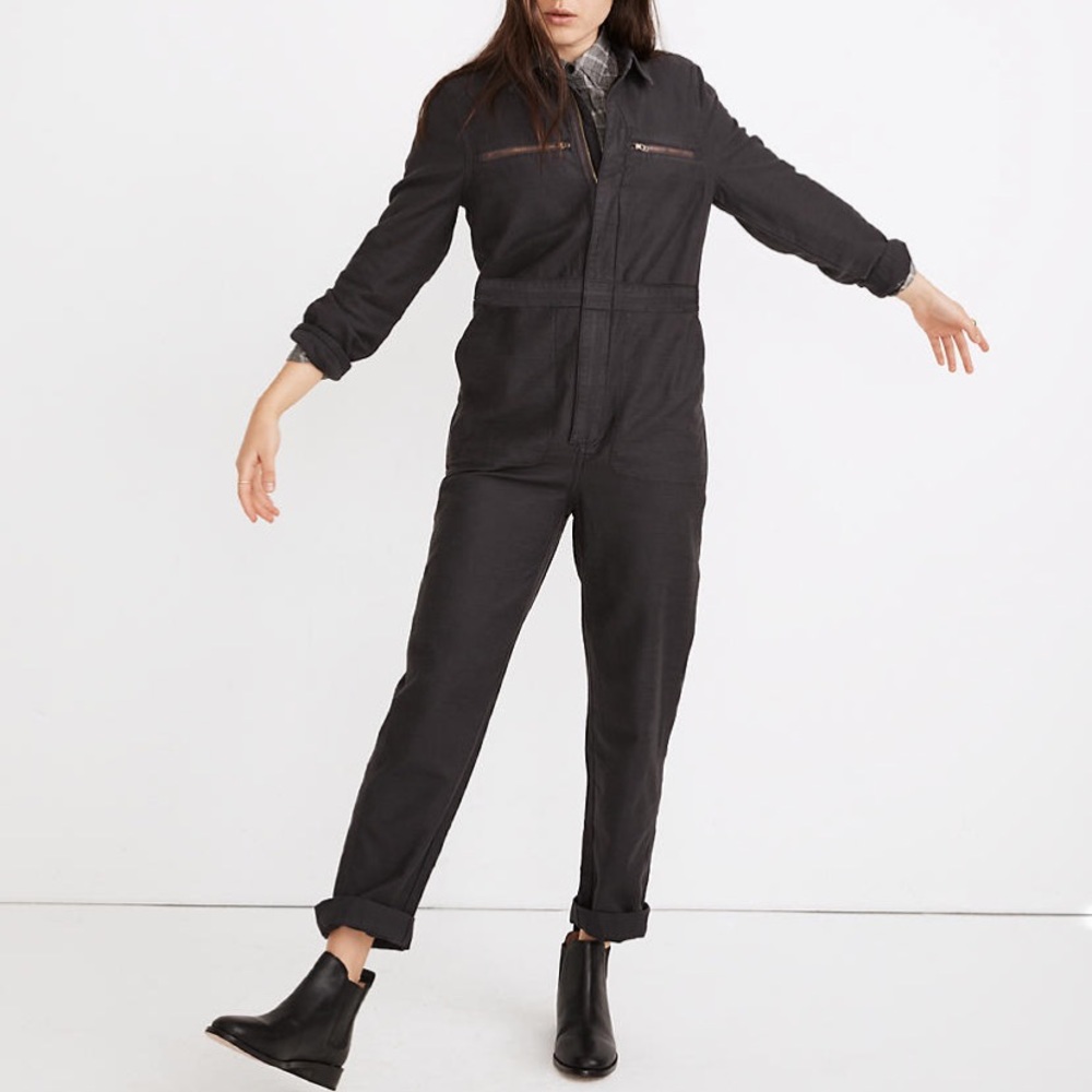 Madewell Zip-pocket Coverall Jumpsuit